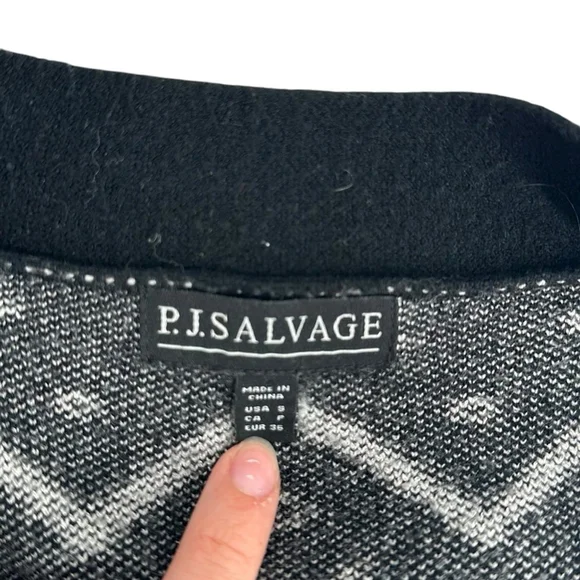 PJ Salvage Women's Loungewear Alpine Nights Cardigan warm comfy cabin sz sm - Picture 11 of 11